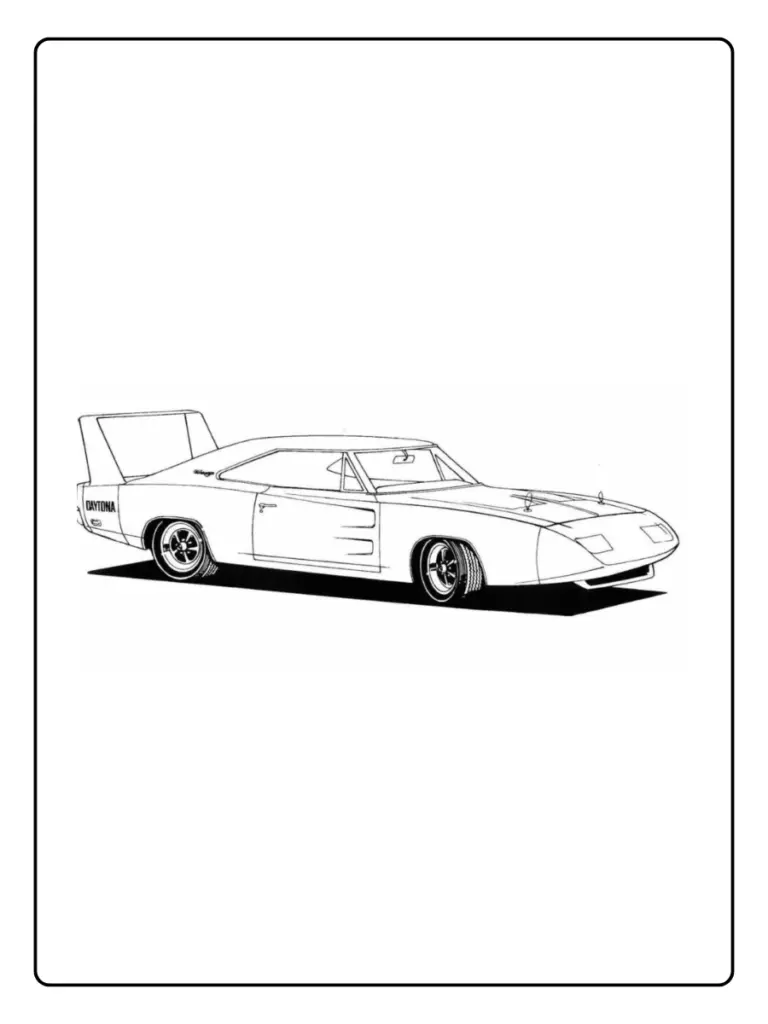 Coloriage Voiture Fast and Furious (10)