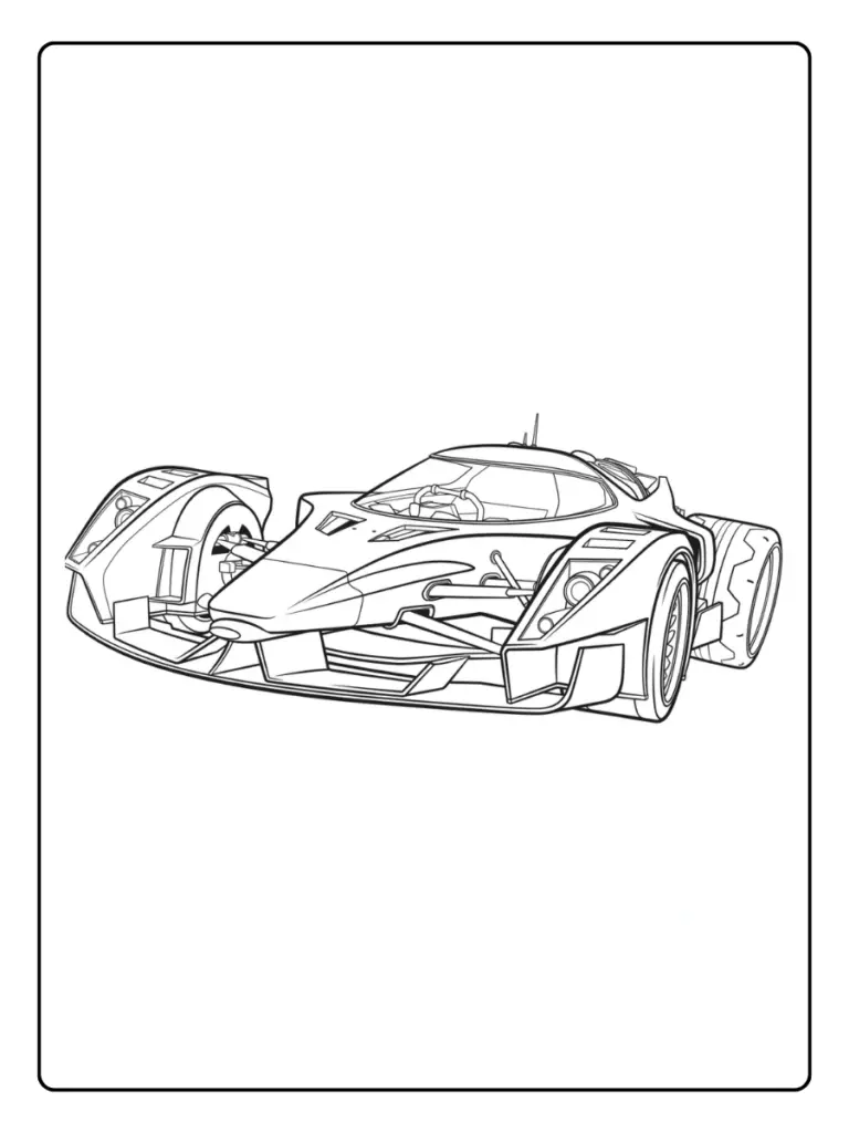 Coloriage Voiture Fast and Furious (12)