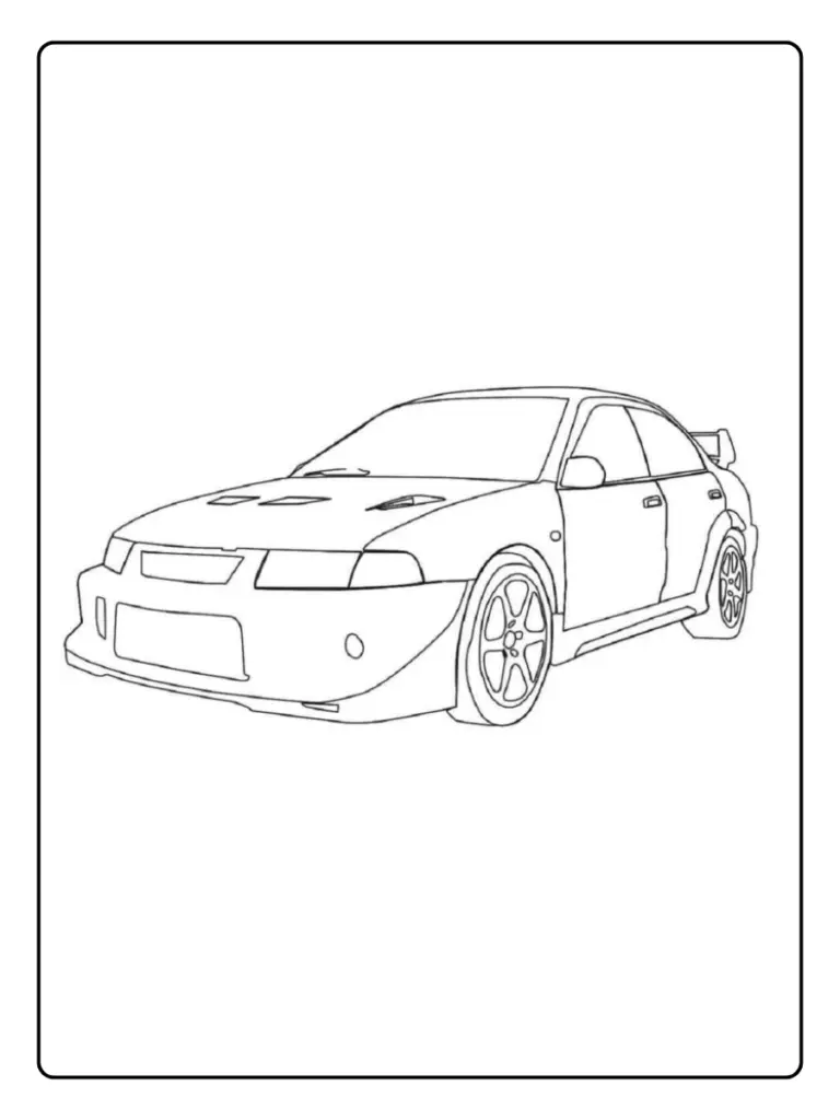 Coloriage Voiture Fast and Furious (2)