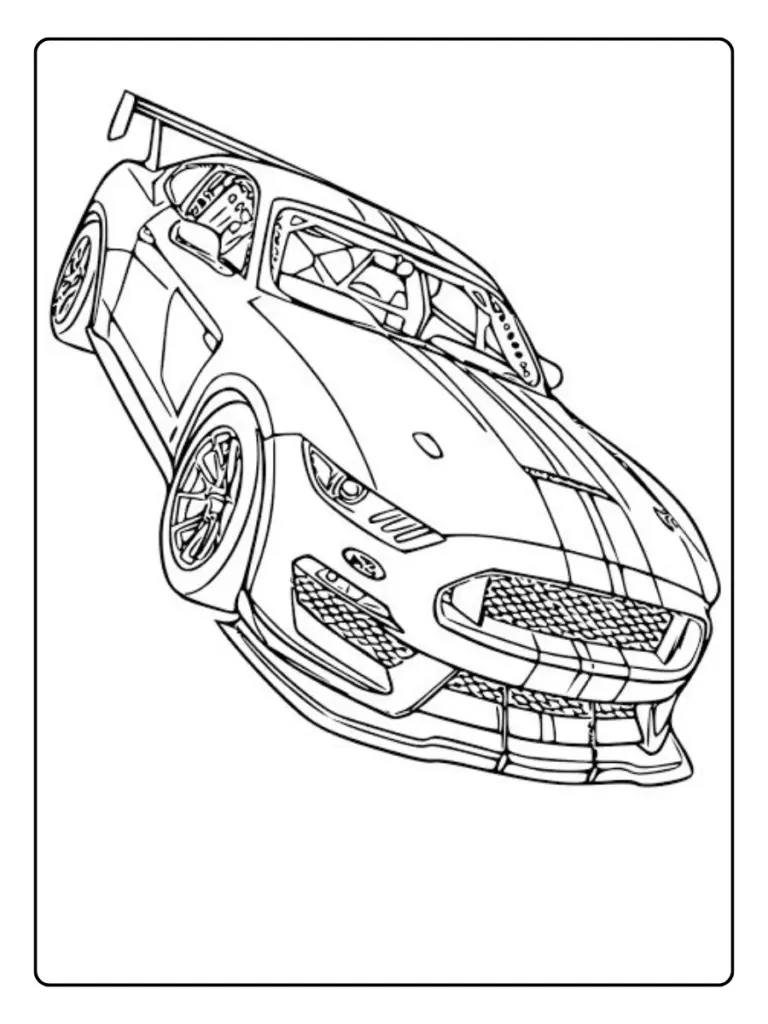 Coloriage Voiture Fast and Furious (3)