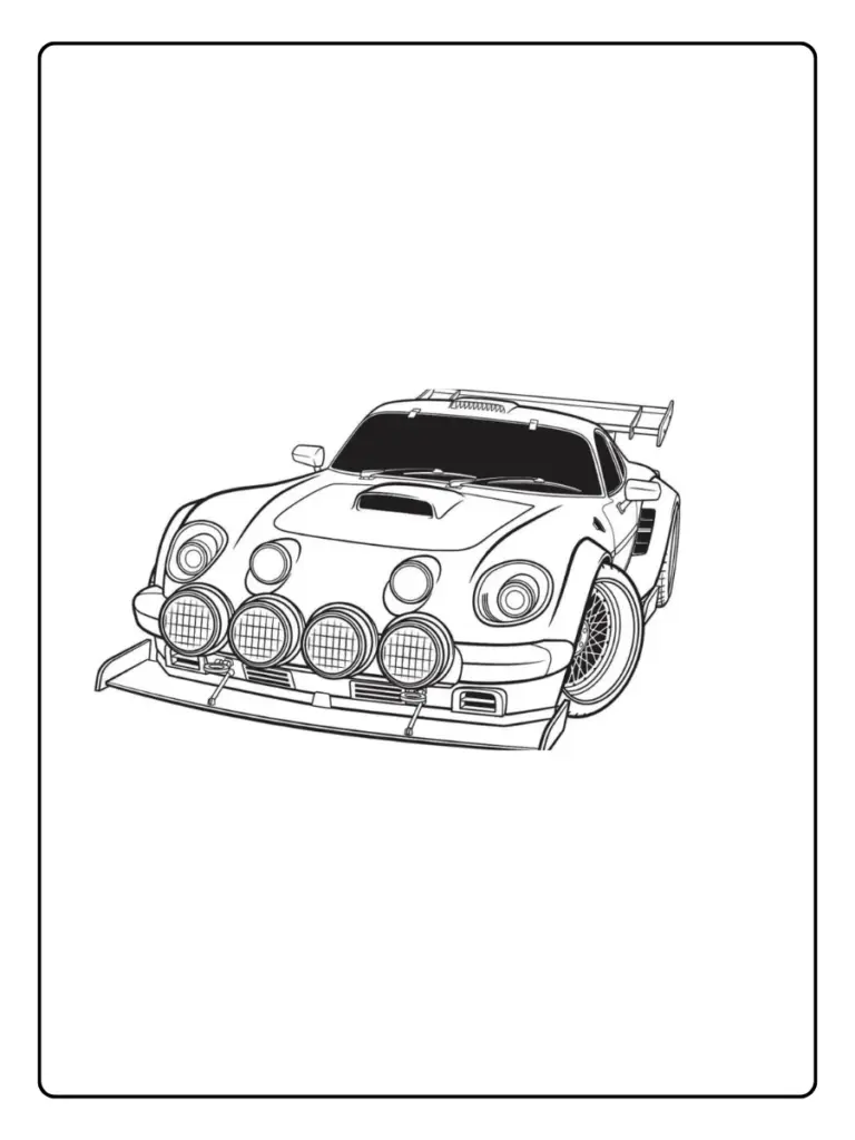 Coloriage Voiture Fast and Furious (8)
