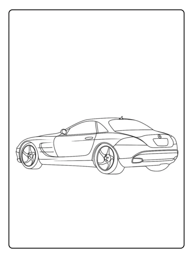 Coloriage Voiture Mercedes (11)