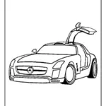 Coloriage Voiture Mercedes (5)