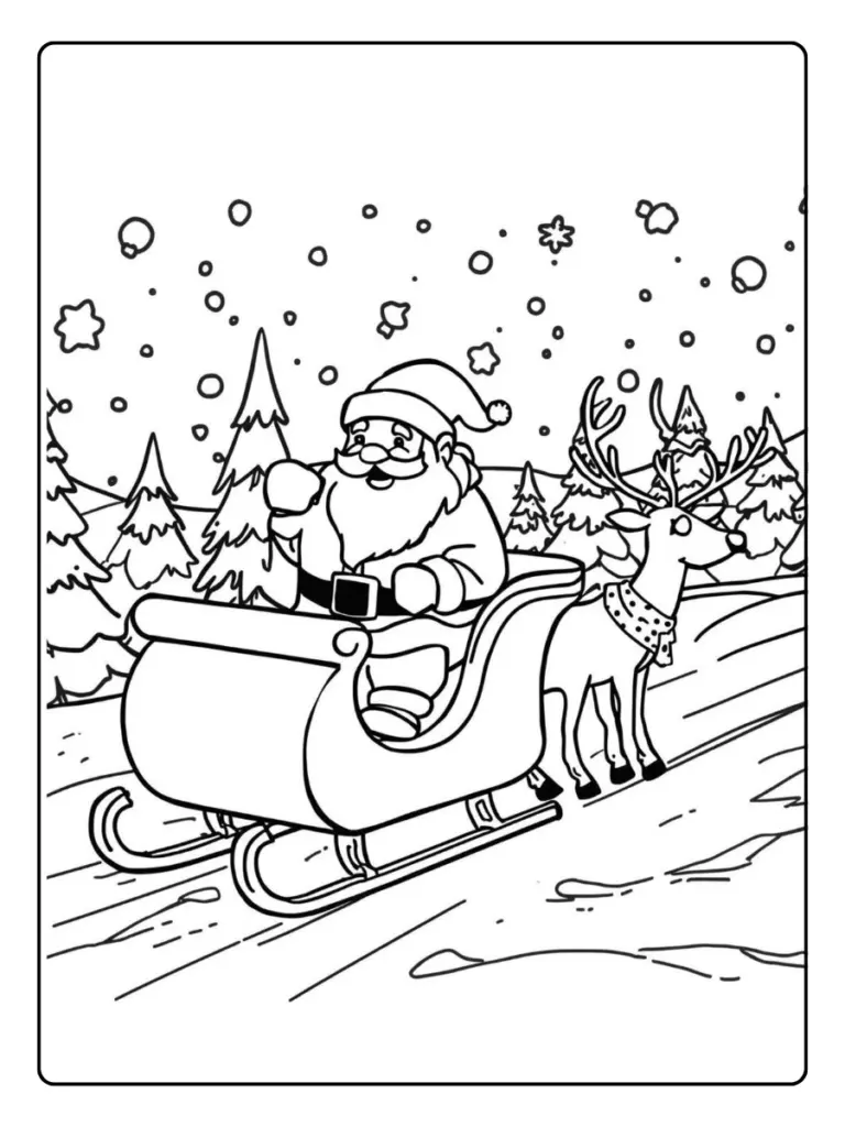 Coloriage Voiture Noel (10)