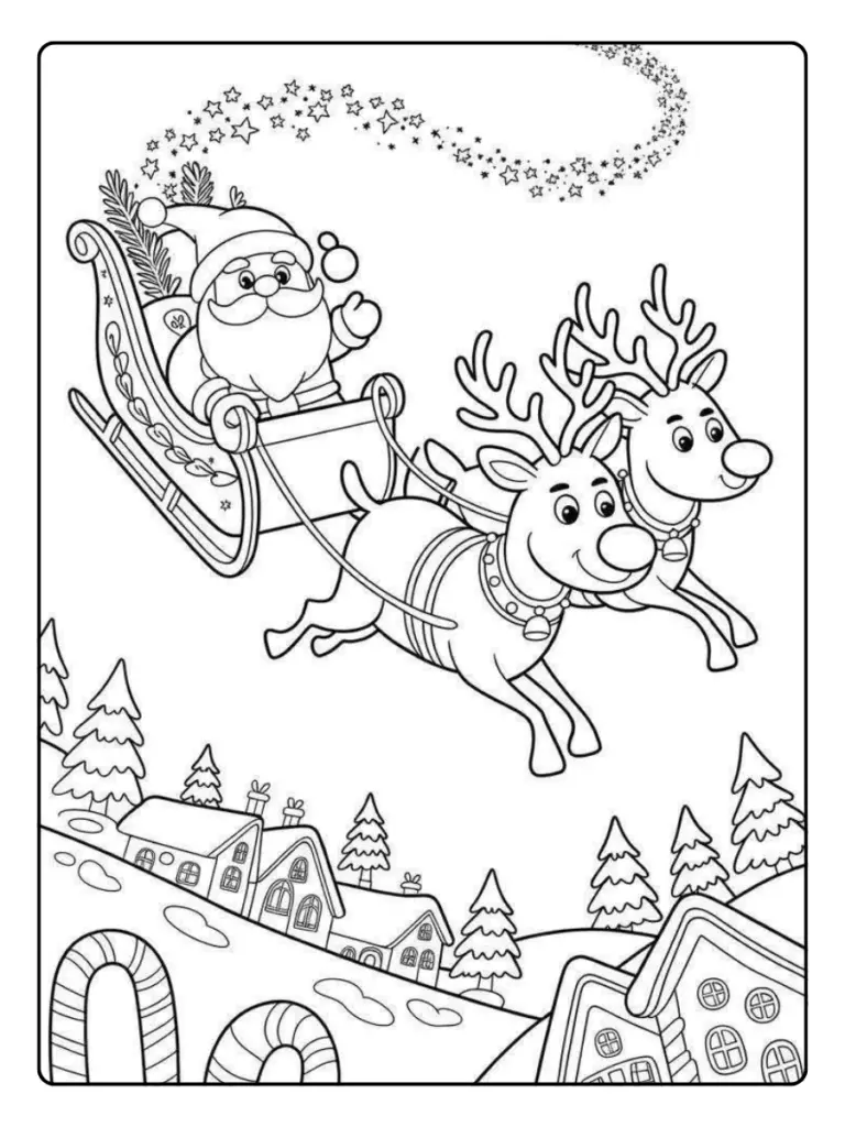 Coloriage Voiture Noel (2)
