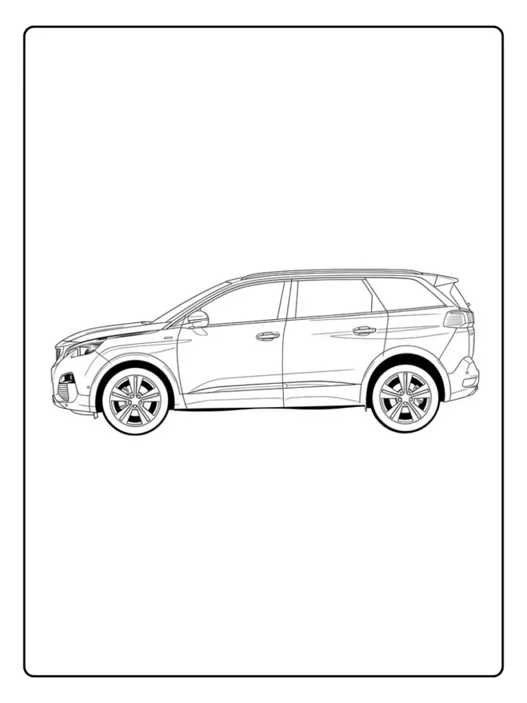 Coloriage Voiture Peugeot (14)