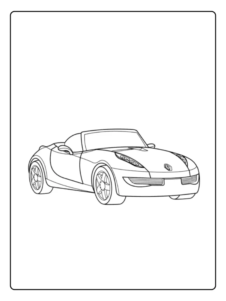 Coloriage Voiture Renault (1)