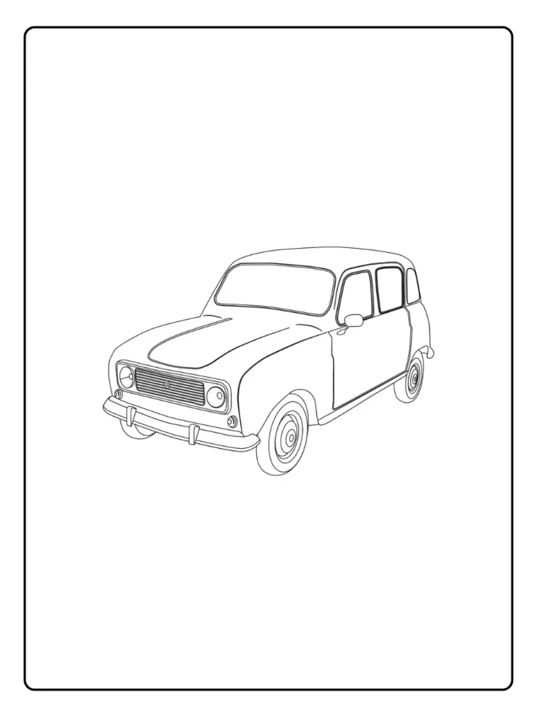 Coloriage Voiture Renault (8)