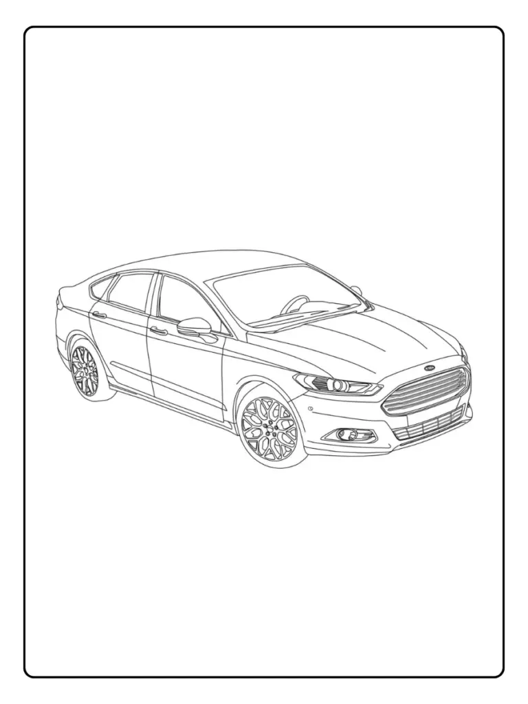 Coloriage Voiture Tesla (10)