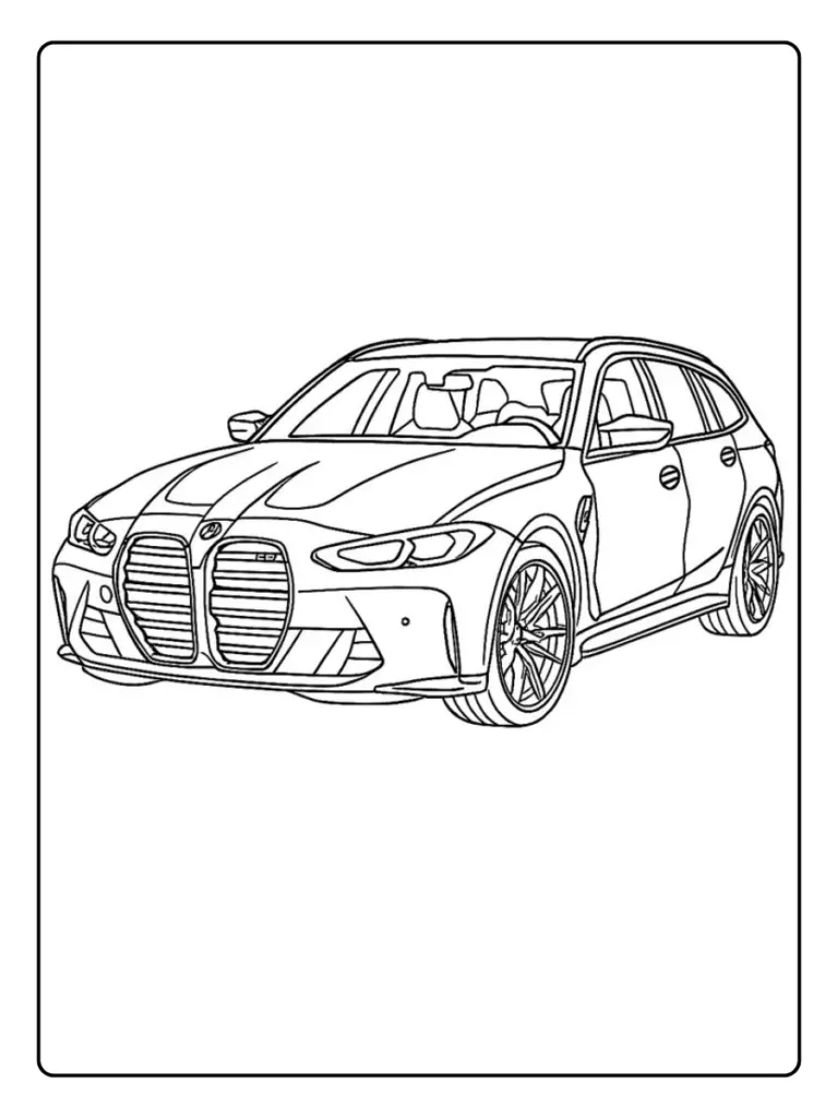 Coloriage Voiture Bmw
