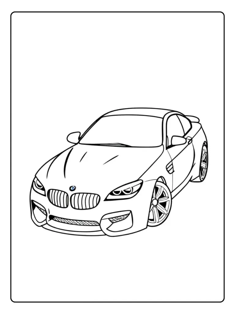 Coloriage Voiture Bmw