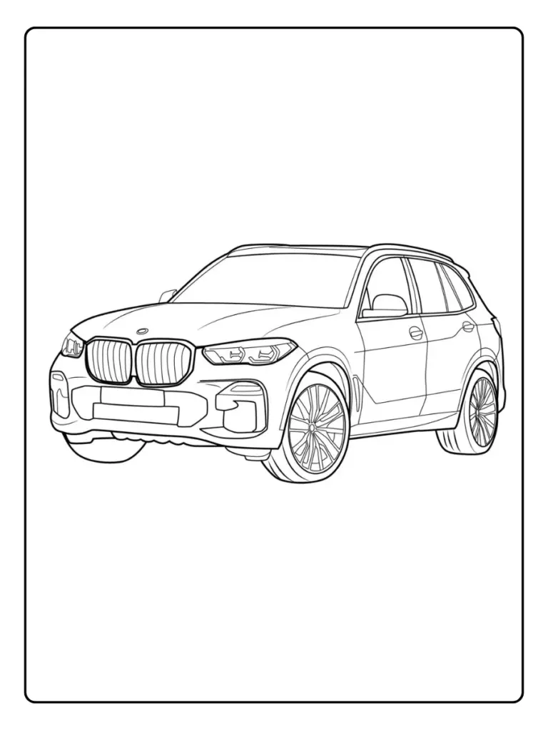Coloriage Voiture Bmw