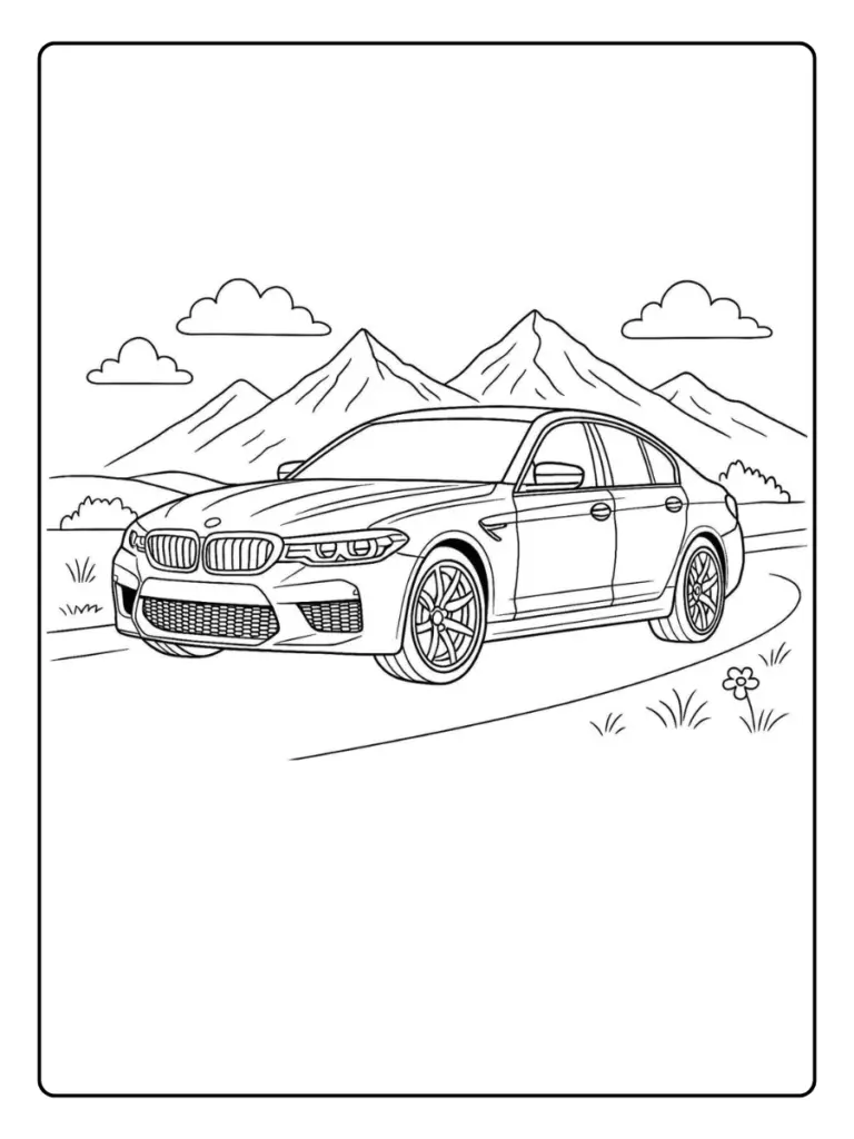 Coloriage Voiture Bmw