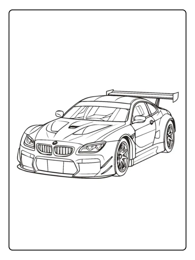 Coloriage Voiture Bmw