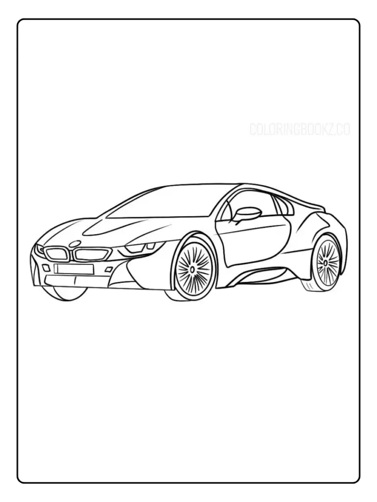 Coloriage Voiture Bmw