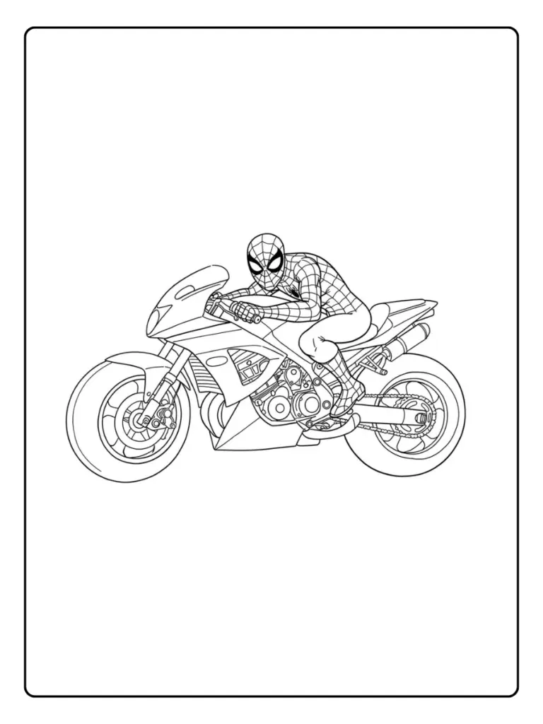 Coloriage Voiture Spidey