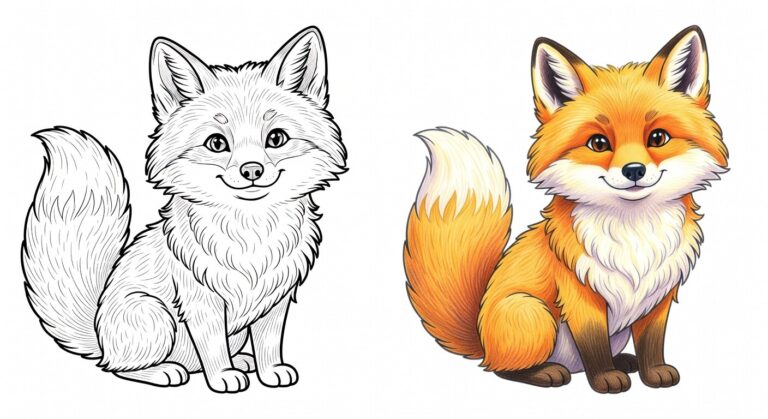 Rendre un coloriage animal plus vivant avec fourrure, yeux et ombres douces